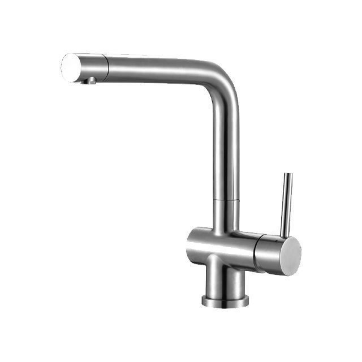 Imagen de Grifo de cocina cromado con caño alto giratorio 360º – Monomando