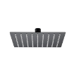 Imagen de Rociador de Ducha de Techo Cuadrado 20x20 cm Negro Mate Acero Inoxidable 304 Ultrafino