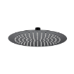 Imagen de Rociador de Ducha de Techo Redondo 20 cm Negro Mate Acero Inoxidable 304 Ultrafino