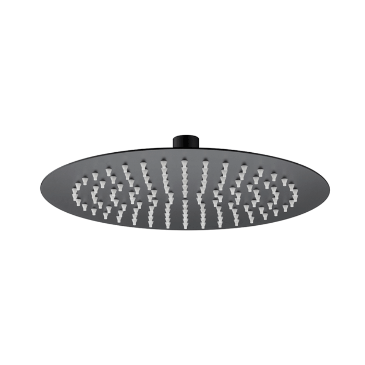 Imagen de Rociador de Ducha de Techo Redondo 20 cm Negro Mate Acero Inoxidable 304 Ultrafino