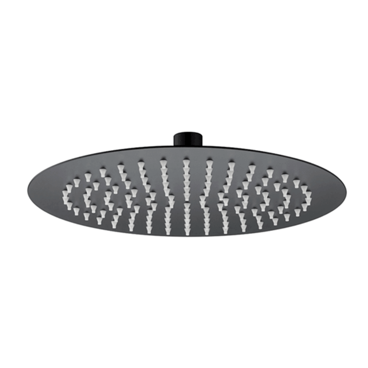 Imagen de Rociador de ducha redonda 30cm Negro mate