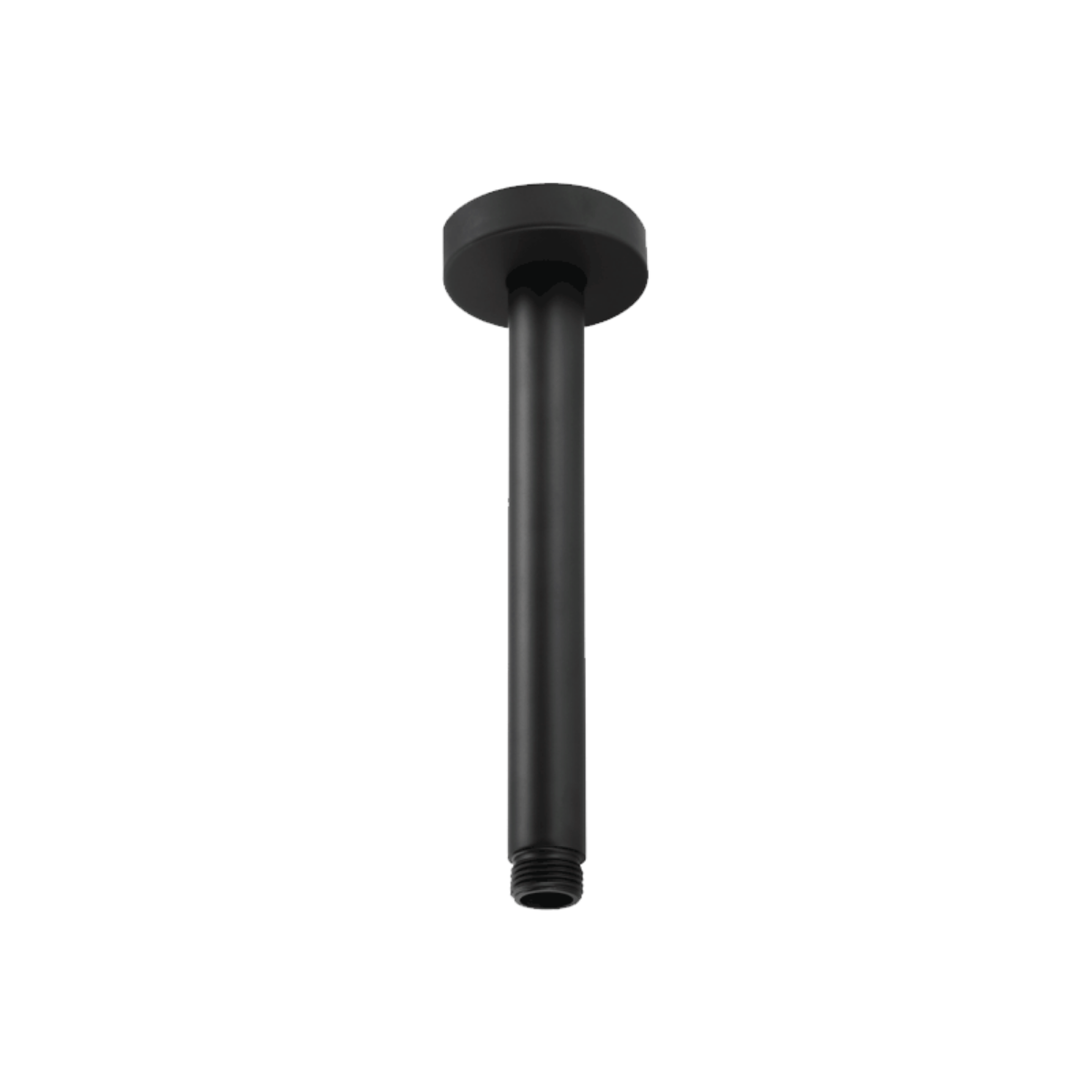 Imagen de Brazo de techo Inox 20cm Negro mate