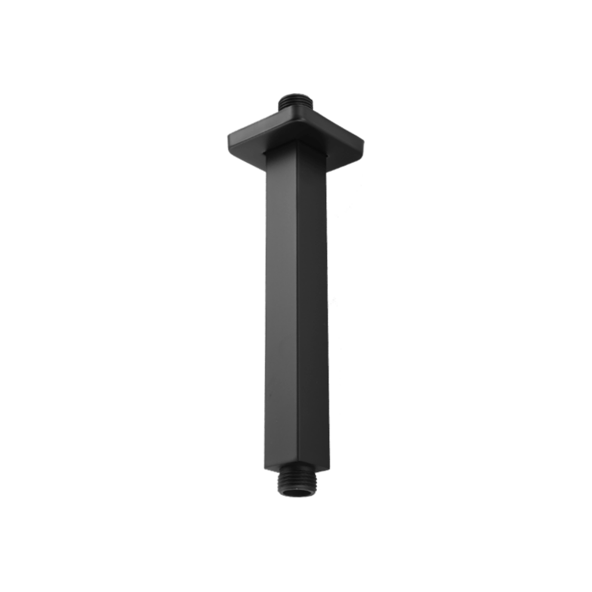 Imagen de Brazo de ducha techo cuadrado 20cm Negro