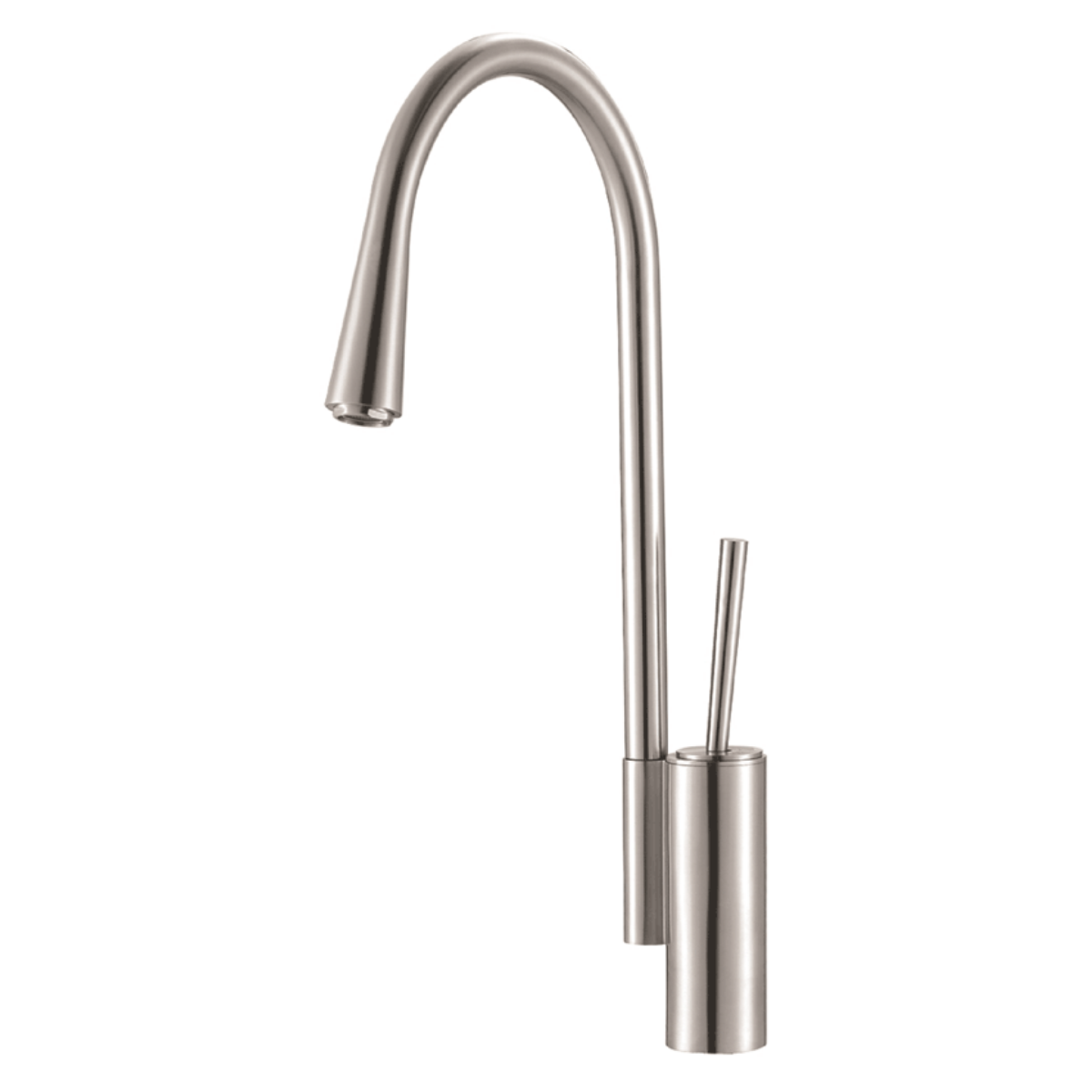 Imagen de Grifo de cocina 100% acero inox, una sola palanca