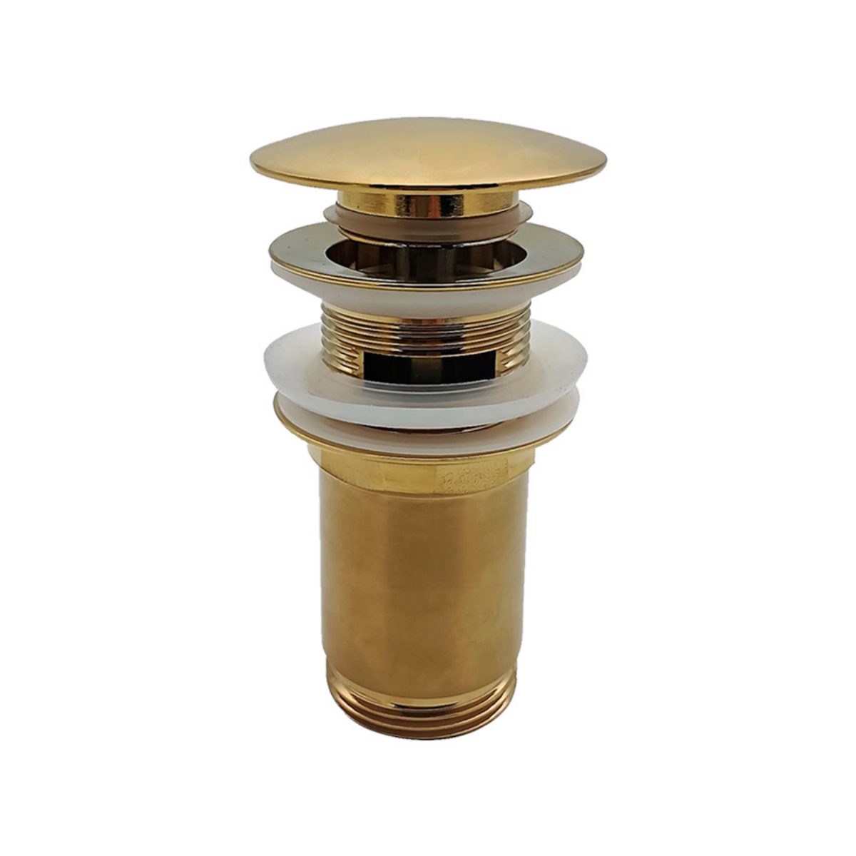 Imagen de Válvula clic-clac de latón Oro mate de 1 1/4" para lavabo y bidé