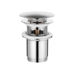 Imagem de Válvula Clic-Clac 1 1/4" em Latão Cromado com Tampa de 66 mm