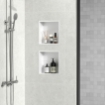 Imagem de Nicho de Duche 30x30x10 Branco Mate AISI 304 para Embutir