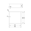 Imagen de Hornacina de Ducha 30x30x10 Gun Metal PVD AISI 304 para Empotrar
