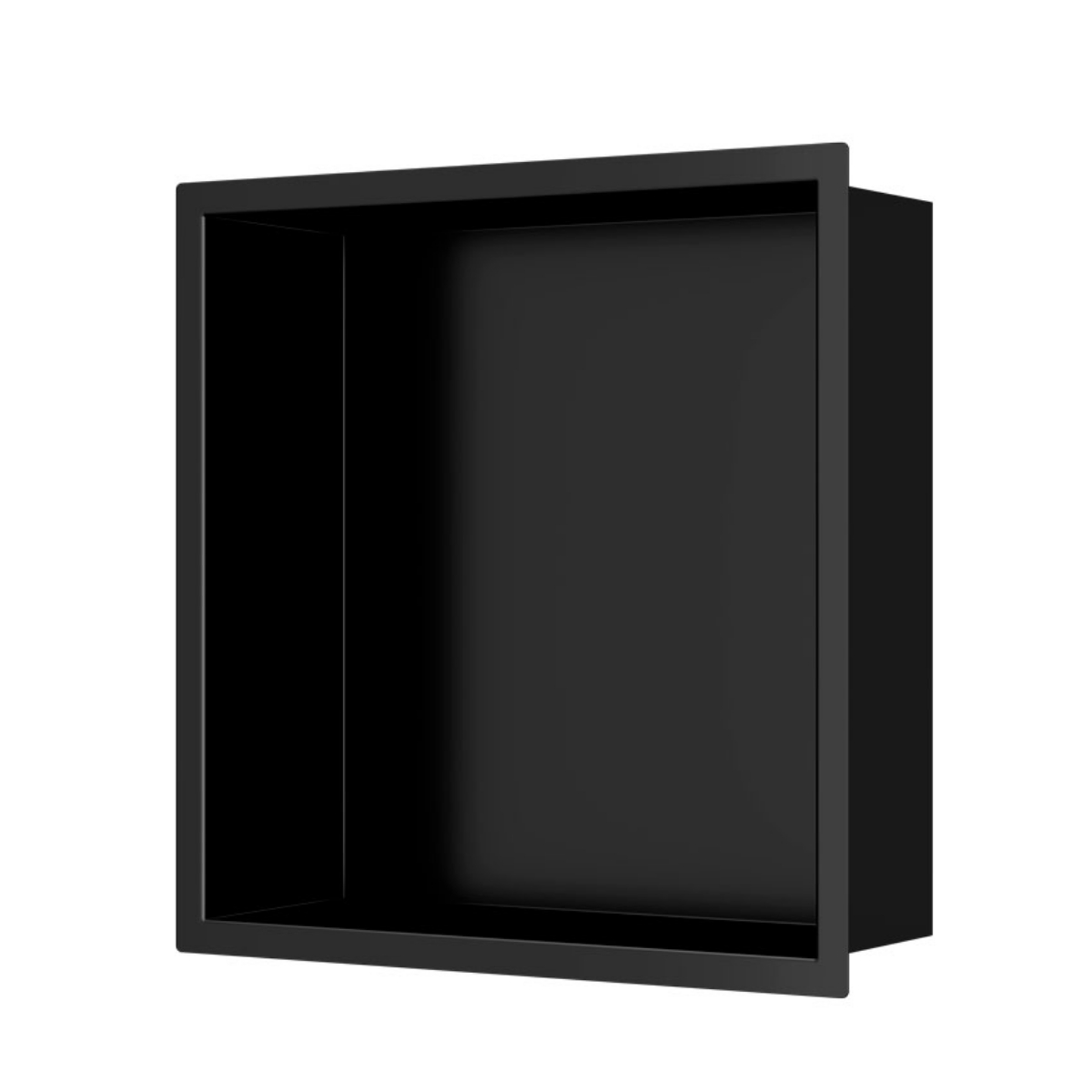 Imagem de Nicho de Parede Aço Inox 30x30x10 Preto Mate