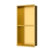 Imagem de Nicho de Duche 30x60x10 Vertical Ouro Mate PVD AISI 304 com 2 Prateleiras