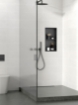 Imagem de Nicho de Duche 30x60x10 Vertical Preto Mate AISI 304 com 2 Prateleiras para Embutir