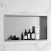 Imagem de Nicho de Duche 60x30x10 Horizontal Inox Escovado AISI 304 para Embutir