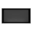 Imagen de Hornacina de Ducha 60x30x10 Horizontal Negro Mate AISI 304 para Empotrar