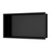 Imagen de Hornacina de Ducha 60x30x10 Horizontal Negro Mate AISI 304 para Empotrar
