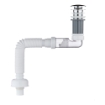 Imagen de Sifón Articulado para Lavabo con Válvula Clic-Clac y Sistema Antiolores