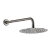 Imagem de Conjunto de duche embutido Gun Metal com monocomando e chuveiro Ø25 cm