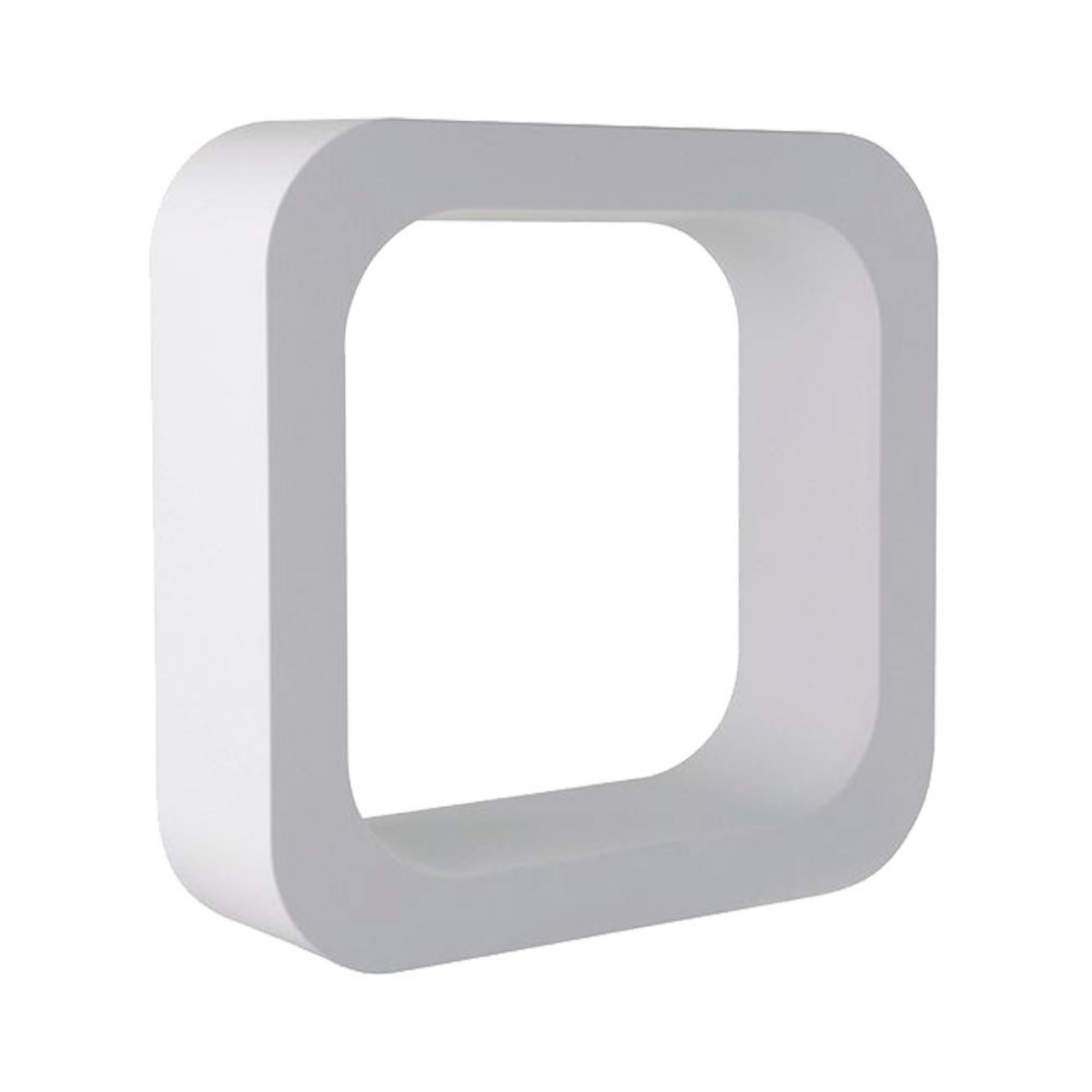 Imagen de Estantería de Pared para Ducha Cuadrada Blanca