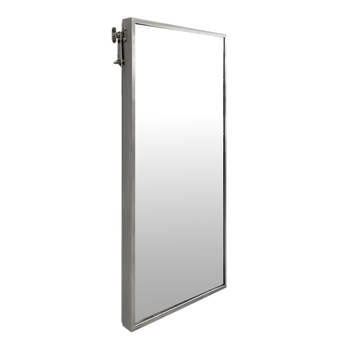 Imagem de Espelho reclinável com moldura em aço inox