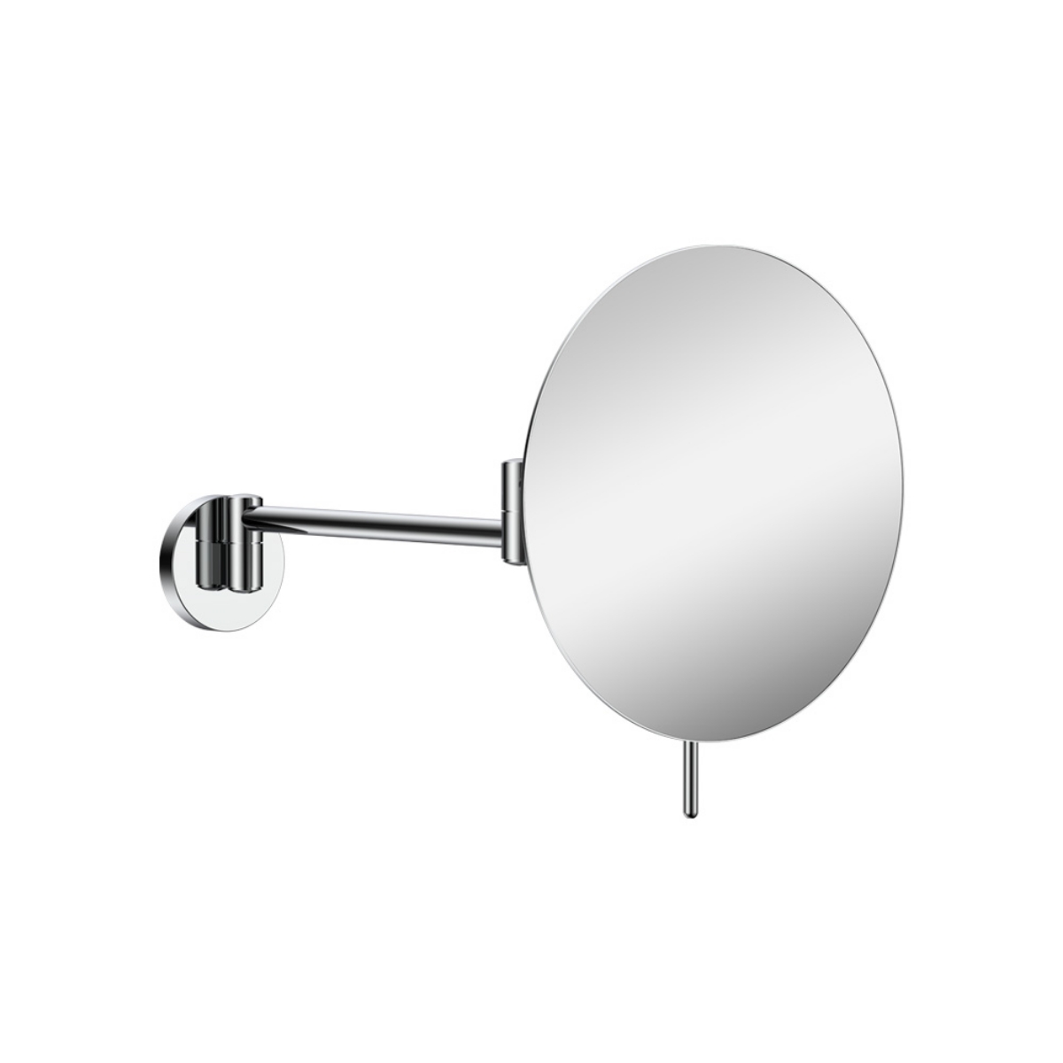 Imagen de Espejo de Maquillaje Cromado con Aumento 5x y Brazo Articulado – 20 cm