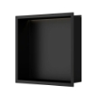 Imagem de Nicho de Casa de Banho com LED 30x30 em Inox Preto Mate