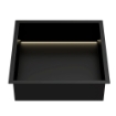 Imagem de Nicho de Casa de Banho com LED 30x30 em Inox Preto Mate