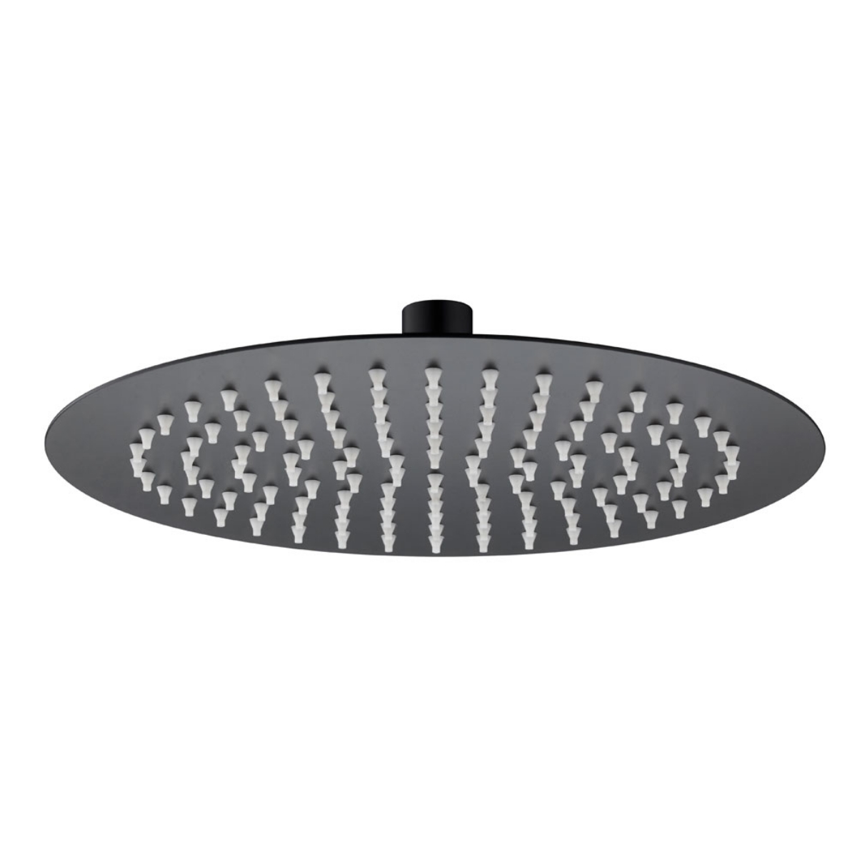 Imagem de Chuveiro de Teto Redondo 40 cm Preto Mate em Inox 304 Ultra Fino