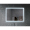 Imagem de Espelho LED Retangular 80x60 cm com Luz Frontal e Desembaciador