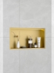 Imagen de Hornacina de Pared LED PVD Oro Mate 60x30x10