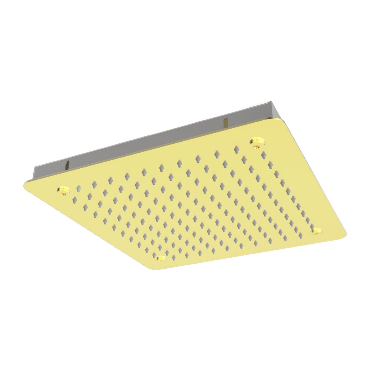 Imagem de Chuveiro Quadrado 40x40 Ouro Mate de Embutir no Teto em Inox 304