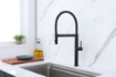 Imagem de Torneira de Cozinha Preto Mate – 3 Vias para Água Purificada