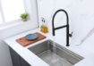 Imagem de Torneira de Cozinha Preto Mate – 3 Vias para Água Purificada