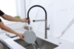 Imagen de Grifo 3 Vías Antracita + Filtro Q5 – Pack Agua Filtrada en tu Cocina