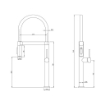 Imagen de Grifo 3 Vías Antracita + Filtro Q5 – Pack Agua Filtrada en tu Cocina