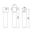 Imagen de Grifo 3 Vías Antracita + Filtro Q5 – Pack Agua Filtrada en tu Cocina