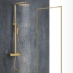 Imagen de Columna de Ducha Termostática Oro Mate