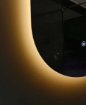 Imagem de Espelho LED Oval 100x50 cm sem Moldura, Luz Retroprojetada e Desembaciador