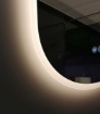 Imagem de Espelho LED Oval 100x50 cm com Luz Frontal e Desembaciador