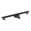Imagem de Calha de Duche SLIM Preto Mate com Sifão 360º | 600–900 mm
