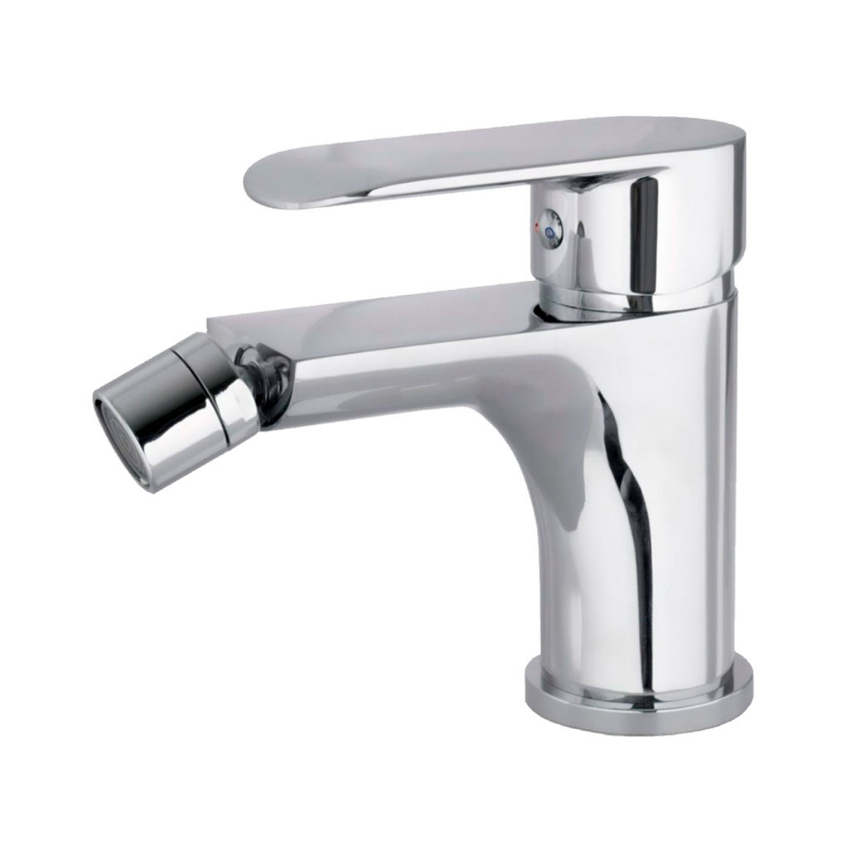 Imagen de Grifo de bidé monomando mezclador cromado Serie Turia