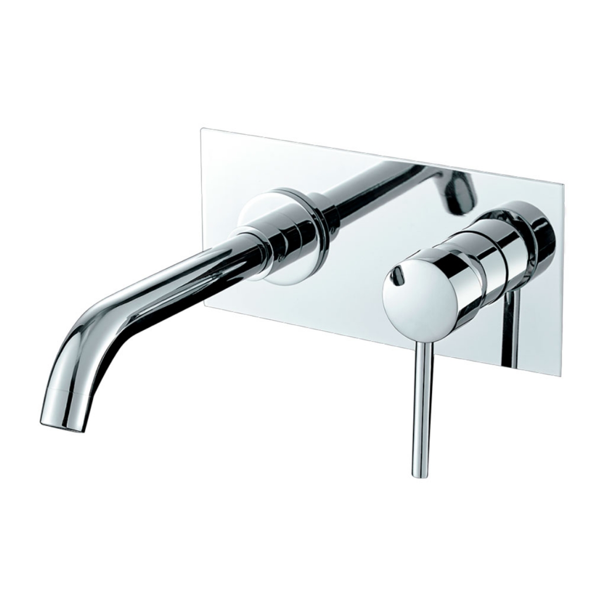 Imagem de Torneira de Lavatório Embutida Redonda Monocomando Cromada