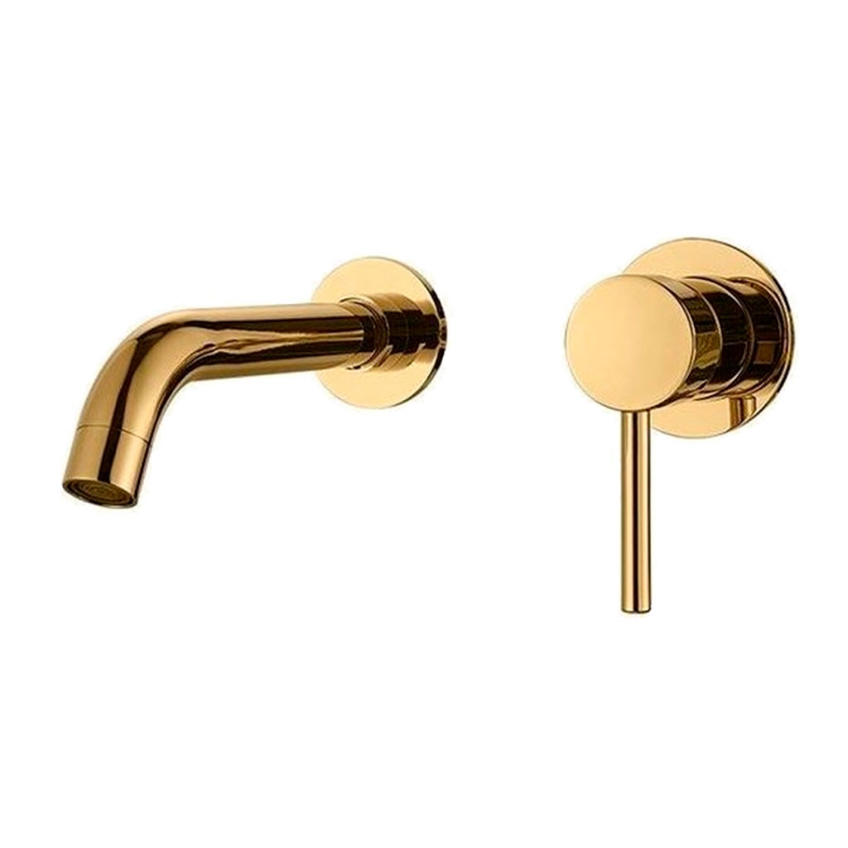 Imagem de Torneira de Lavatório Embutida Dourada Monocomando