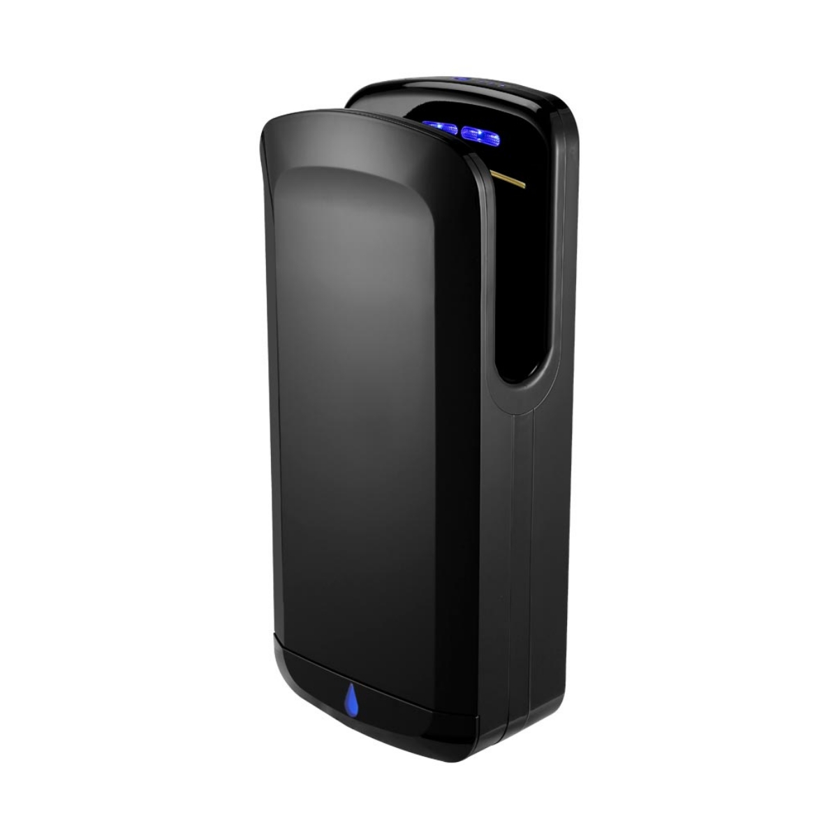 Imagem de Secador de Mãos Vertical Preto Mate 1650W com Filtro HEPA e LED UV-C