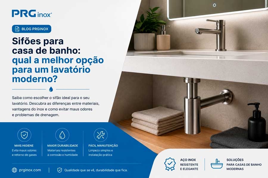 Como escolher o sifão ideal para uma casa de banho moderna