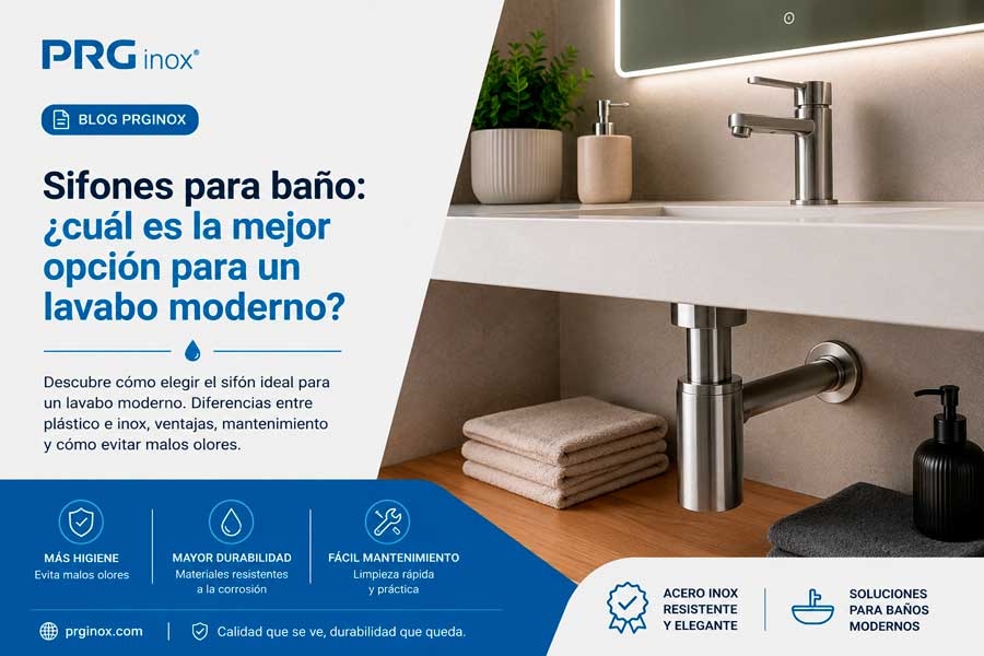 Cómo elegir el sifón ideal para un baño moderno