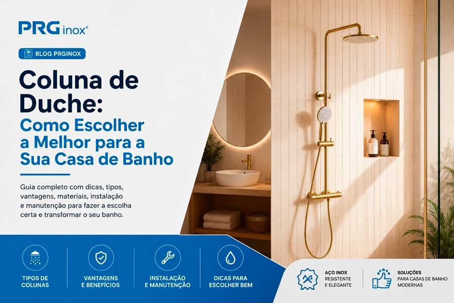 Como Escolher uma Coluna de Duche: Tipos, Vantagens e Dicas de Compra