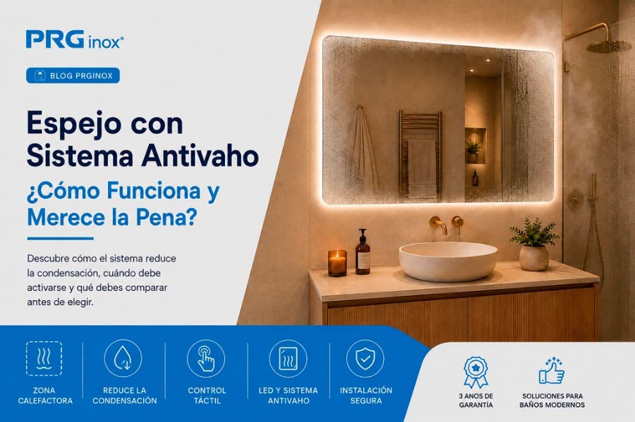 Espejo con Sistema Antivaho: ¿Cómo Funciona y Merece la Pena?