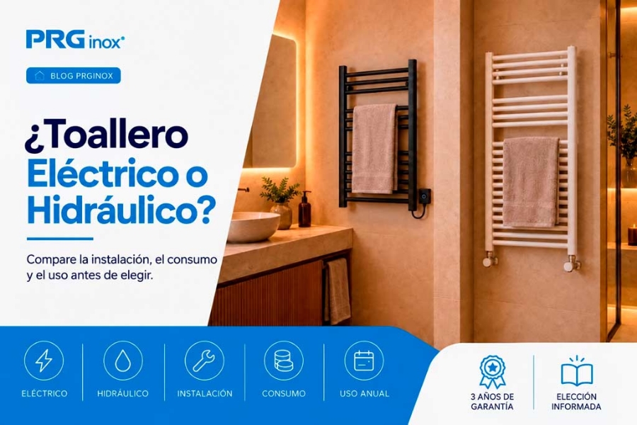 Toallero eléctrico o hidráulico: ¿cuál elegir?